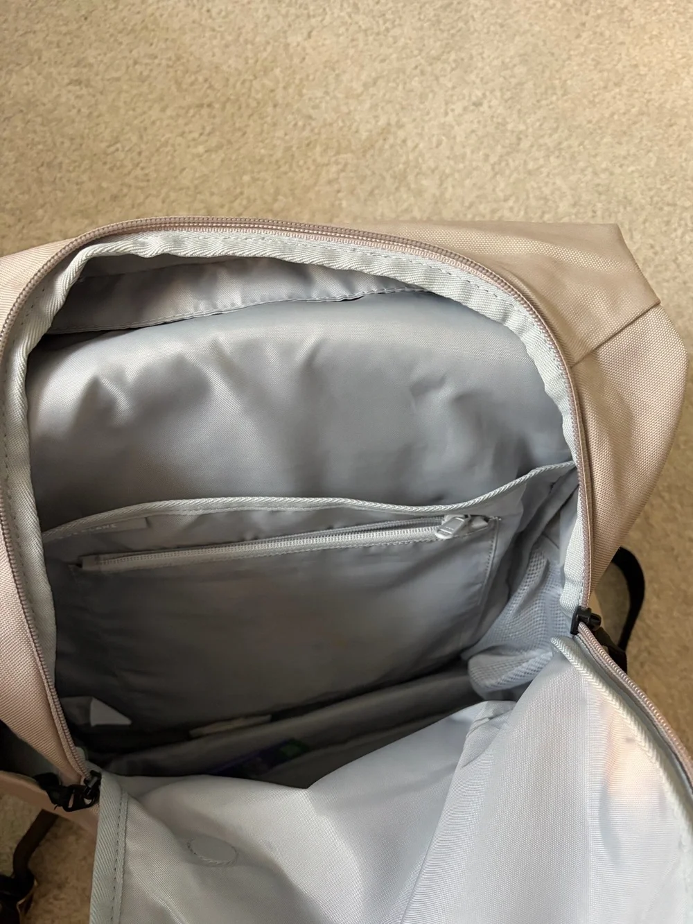 Everlane the ReNew Transit Gray Canvas Backpack